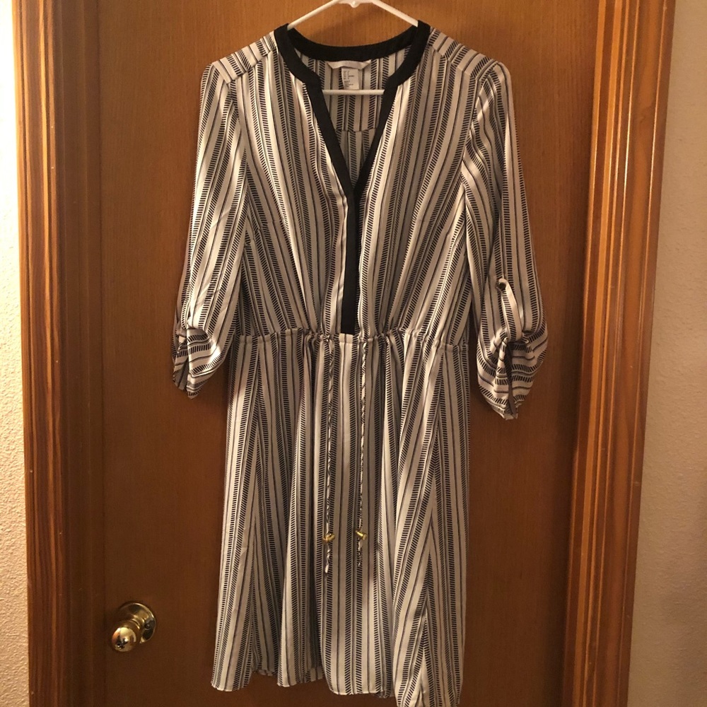 H&M cinch waist dress